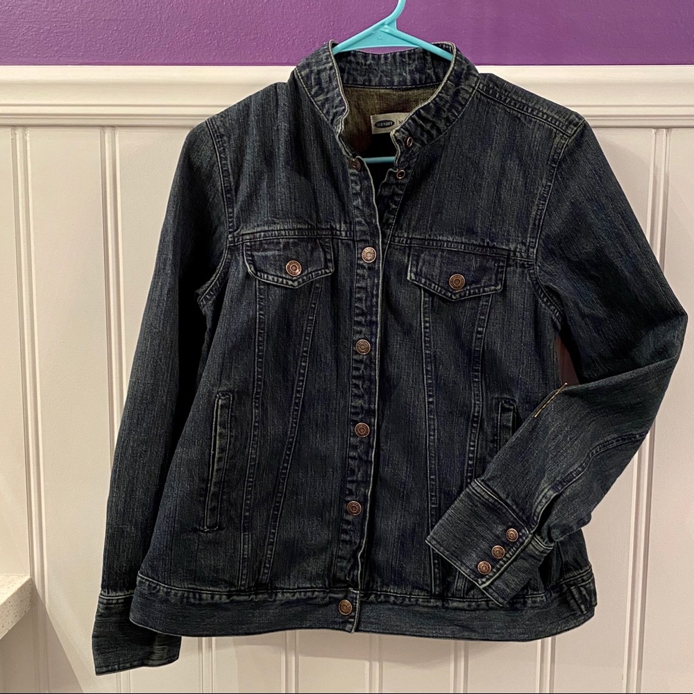 Old Navy Small Maternity denim jacket coat